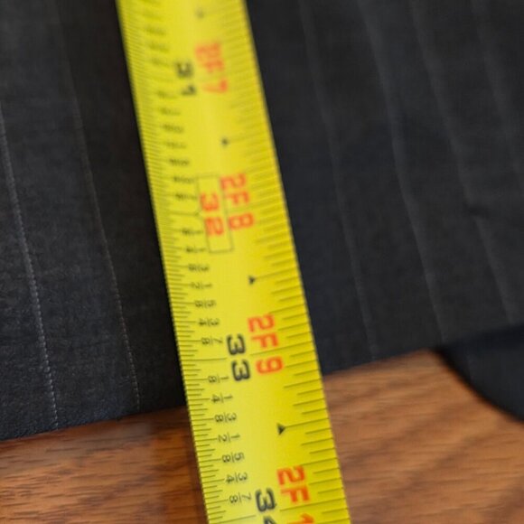 Men's Vintage Ralph Lauren Charcoal Gray Pinstripe Wool Blazer Sport Coat 43L - Picture 15 of 15